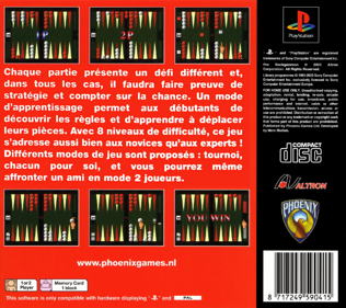 Pro Backgammon - Box - Back