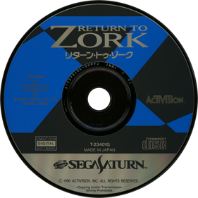 Return to Zork - Disc Image