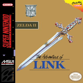 Zelda II: The Adventure of Link - Fanart - Box - Front