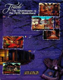 Touché: The Adventures of the Fifth Musketeer - Box - Back