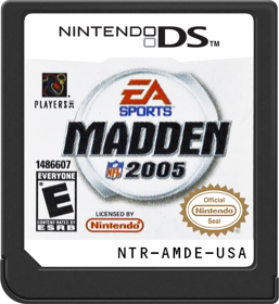 Madden NFL 2005 - Cart - Front Image