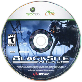 BlackSite: Area 51 - Disc Image