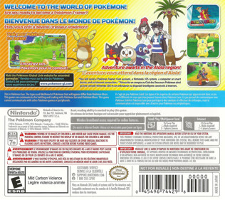 Pokémon Sun - Box - Back