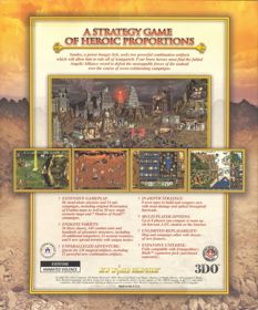 Heroes of Might and Magic III: The Shadow of Death - Box - Back