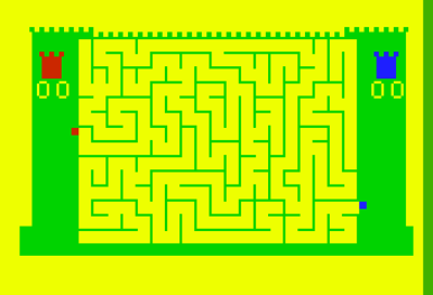 Amazing Maze / Tic-Tac-Toe - Screenshot - Gameplay