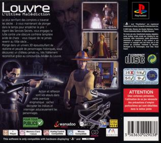 Louvre: The Final Curse - Box - Back