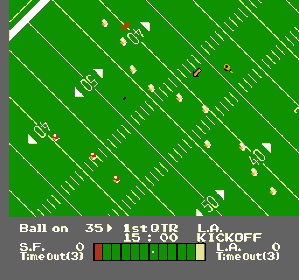 NES Play Action Football - Screenshot - Gameplay