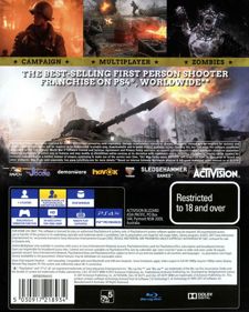 Call of Duty: WWII - Box - Back