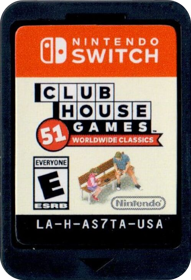 Clubhouse Games: 51 Worldwide Classics - Cart - Front