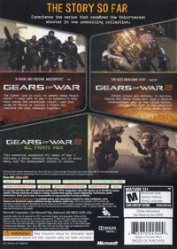 Gears of War: Triple Pack - Box - Back