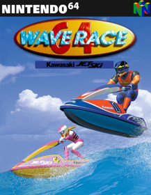 Wave Race 64: Kawasaki Jet Ski - Fanart - Box - Front