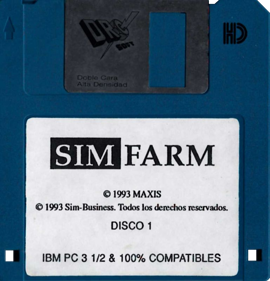 SimFarm: SimCity's Country Cousin - Disc