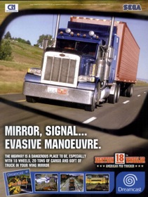 18 Wheeler: American Pro Trucker - Advertisement Flyer - Front