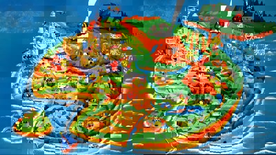 Pac-Land - Fanart - Background