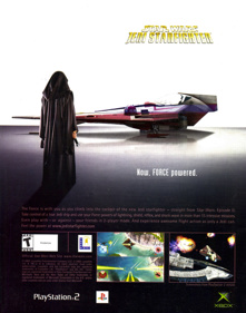 Star Wars: Jedi Starfighter - Advertisement Flyer - Front