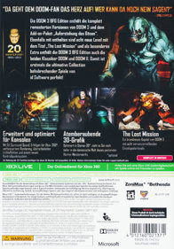 Doom 3: BFG Edition - Box - Back