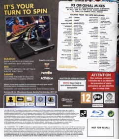 DJ Hero - Box - Back