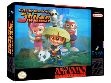 Fushigi no Dungeon 2: Fuurai no Shiren - Box - 3D