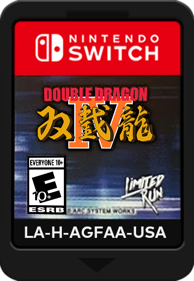Double Dragon IV - Cart - Front