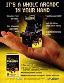 Taito Legends: Power Up - Advertisement Flyer - Front