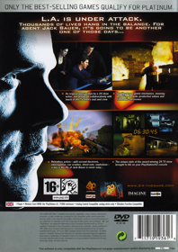 24: The Game - Box - Back