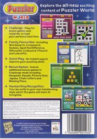 Puzzler World - Box - Back