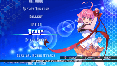 Arcana Heart 3 LOVEMAX SIXSTARS!!!!!! XTEND - Screenshot - Game Select