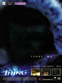 The Thing - Advertisement Flyer - Front