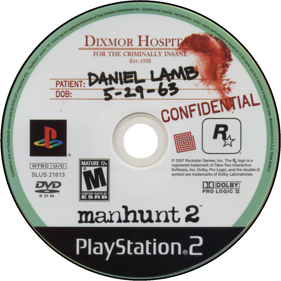 Manhunt 2 - Disc Image