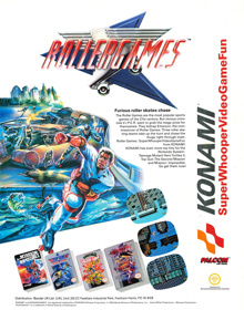Rollergames - Advertisement Flyer - Front