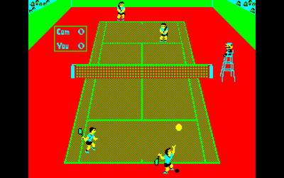 Nintendo no Tennis - Screenshot - Gameplay