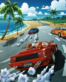 Sega Ages: OutRun - Poster