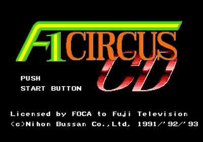 F1 Circus CD - Screenshot - Game Title Image