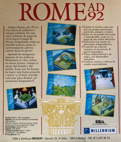 Rome: Pathway to Power - Box - Back