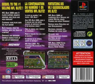 NFL Blitz 2000 - Box - Back Image