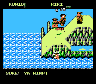 Downtown Special: Kunio-kun no Jidaigeki da yo Zen'in Shūgō! - Screenshot - Gameplay