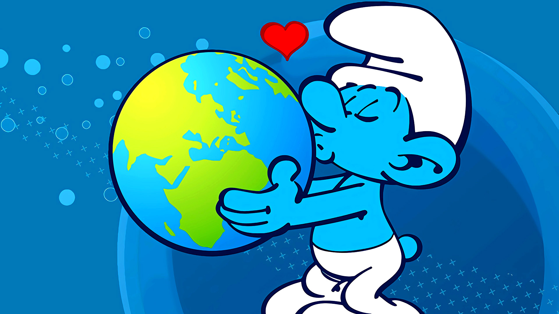 The Smurfs Travel the World