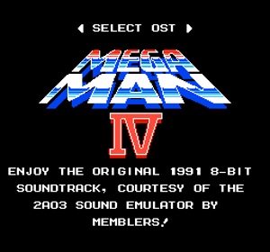 Mega Man 4 - Screenshot - Game Select