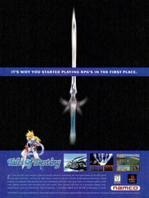 Tales of Destiny - Advertisement Flyer - Front
