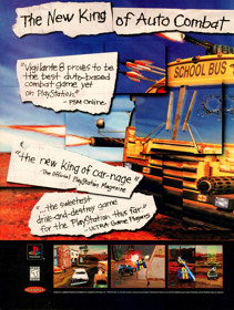Vigilante 8 - Advertisement Flyer - Front