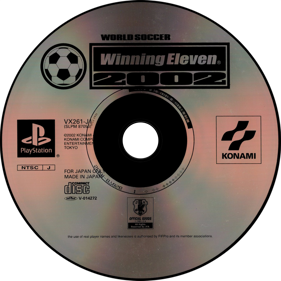 World Soccer: Winning Eleven 2002 - Disc