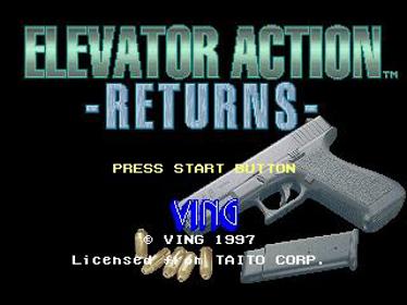Elevator Action 2 -Returns- - Screenshot - Game Title Image