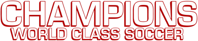 Champions: World Class Soccer - Clear Logo Image