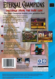 Eternal Champions: Challenge from the Dark Side - Box - Back Image