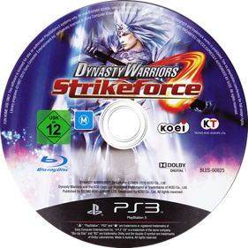 Dynasty Warriors: Strikeforce - Disc