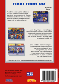 Final Fight CD - Box - Back - Reconstructed