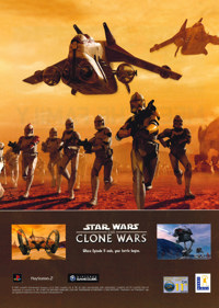 Star Wars: The Clone Wars - Advertisement Flyer - Front