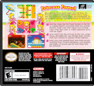 Super Princess Peach - Box - Back - Reconstructed