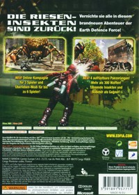 Earth Defense Force 2017 - Box - Back