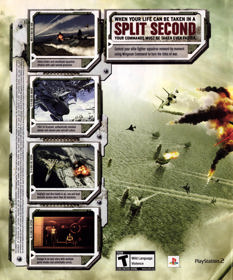 Ace Combat 5: The Unsung War - Advertisement Flyer - Front